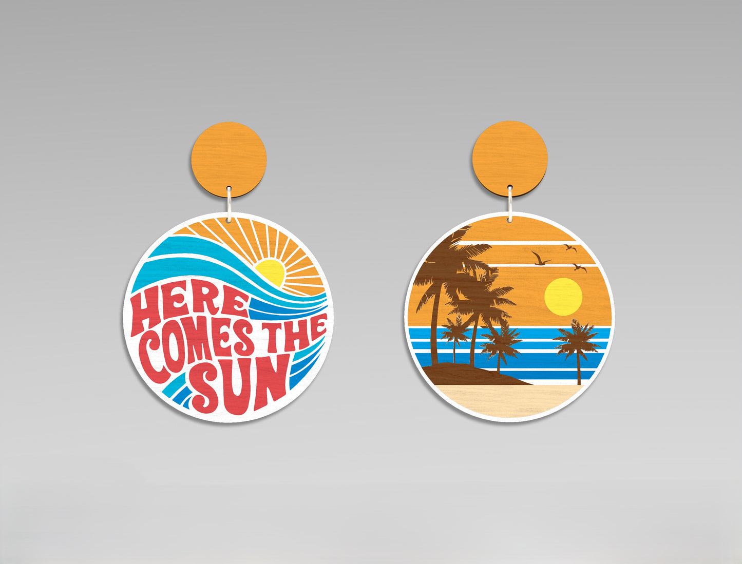 Summer Earrings SVG Bundle Laser Cut File for xTool and Glowforge