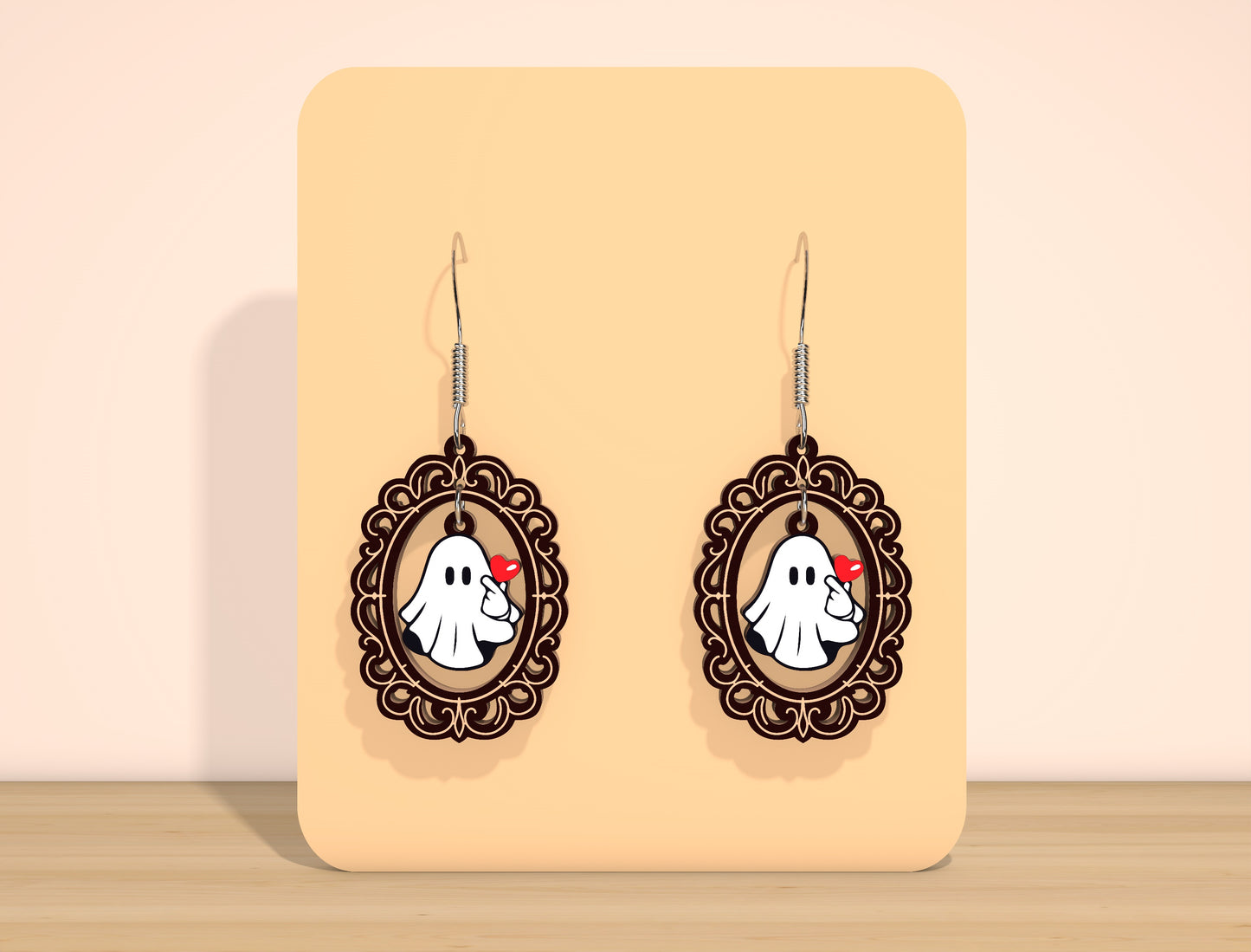 Ghost Earrings SVG Bundle for Glowforge xTool LightBurn