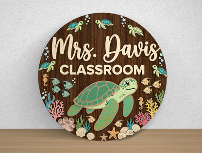 Teacher Door Hanger SVG Bundle for Glowforge xTool LightBurn