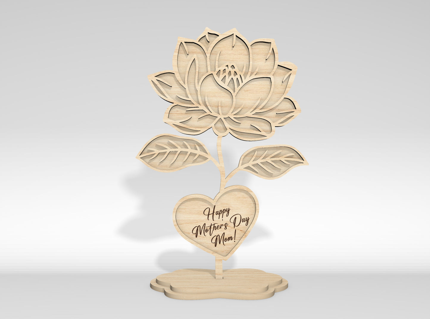 Mother's Day Flower Stand SVG Bundle 10 Designs for Glowforge and xTool