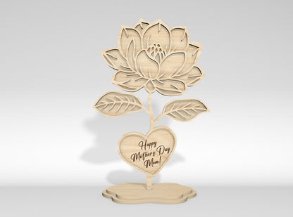 Mother's Day Flower Stand SVG Bundle 10 Designs for Glowforge and xTool