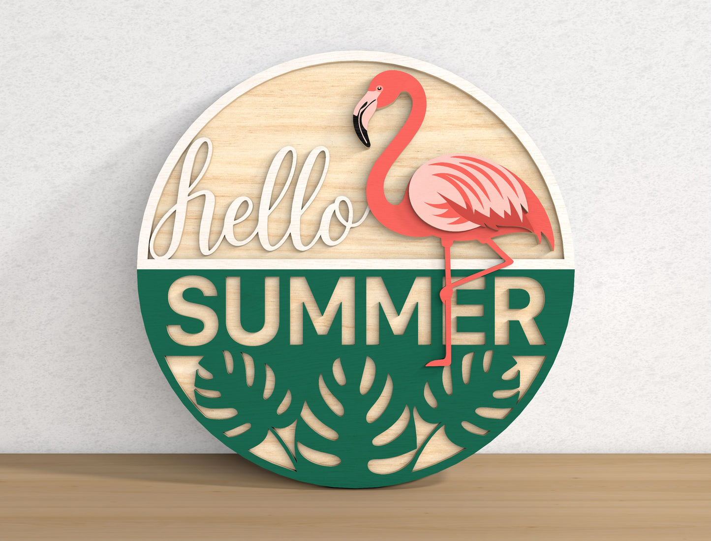 Summer Door Hanger SVG Bundle with Hey Silly Goose Sign Designs