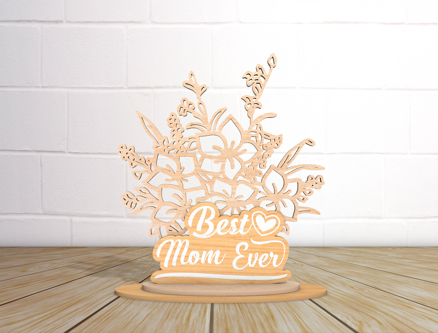 Best Mom Ever Quote Sign SVG Bundle for Glowforge and xTool
