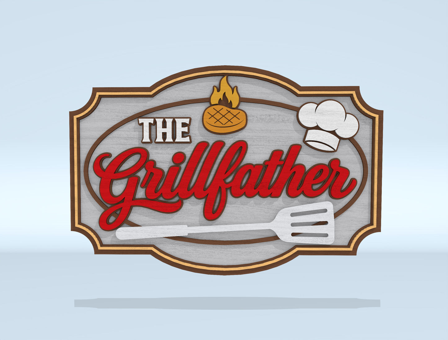 BBQ Grill Sign Bundle SVG Laser Cut File for xTool and Glowforge