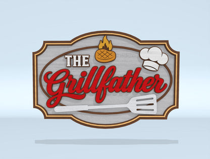 BBQ Grill Sign Bundle SVG Laser Cut File for xTool and Glowforge