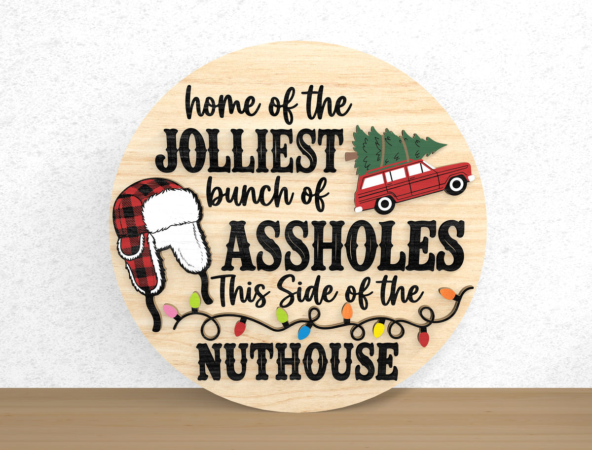 Christmas Rustic Door Hanger SVG Bundle Designs 6
