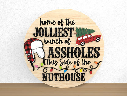 Christmas Rustic Door Hanger SVG Bundle Designs 6