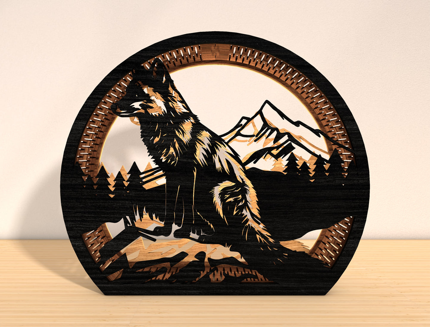 Wildlife Lantern SVG Bundle Laser Cut File for LightBurn and Glowforge