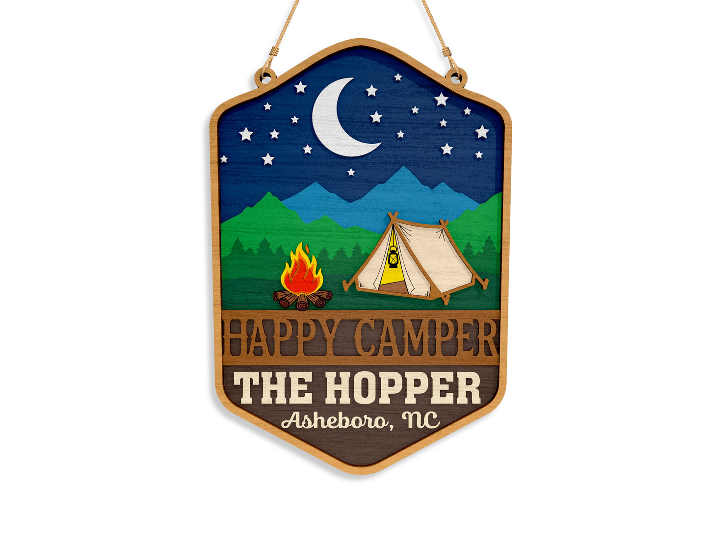 Camping Sign SVG Bundle “Home Is Where We Park It” for Glowforge