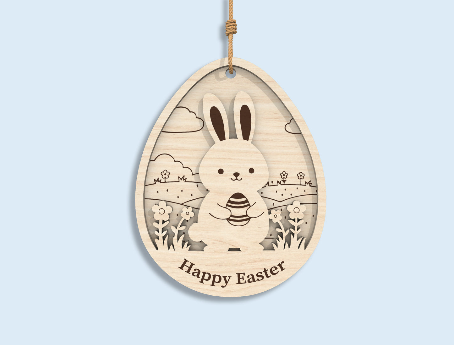 Christian Easter Egg Ornament SVG Bundle for LightBurn and Glowforge