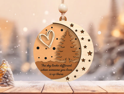 Winter Forest Memorial Ornament SVG Bundle for xTool and Glowforge