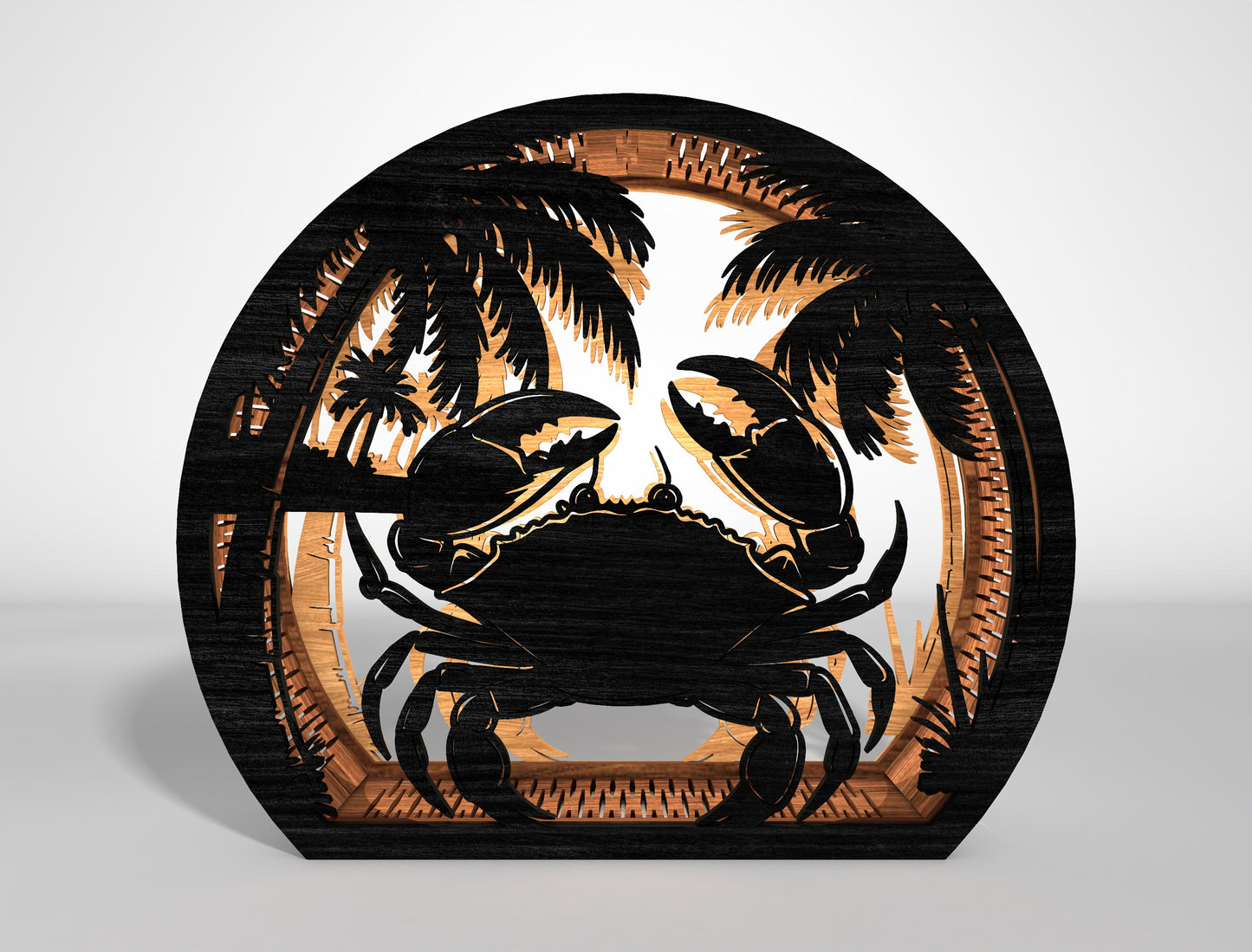 Sea Lantern SVG Bundle with Tropical Ocean Scene Laser Cut Files