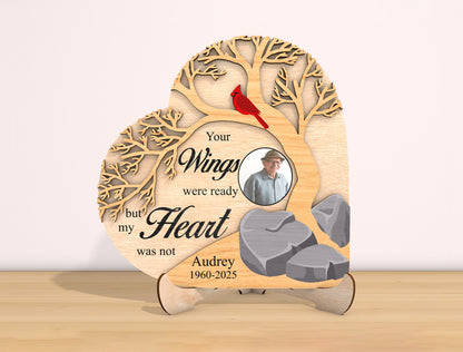 Memorial Tree Photo SVG Laser Cut File for Glowforge