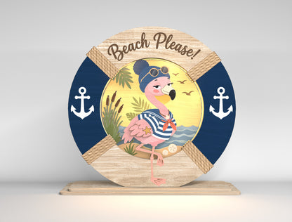 Nautical Animal Lamp SVG Bundle Laser Cut Decorative Light Files