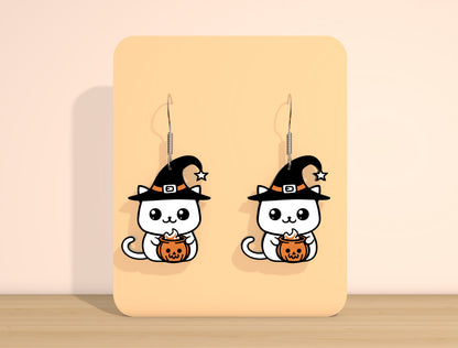 Halloween Cat SVG Bundle for Glowforge xTool LightBurn 16 Designs
