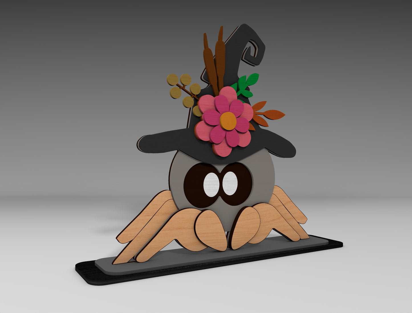 Halloween Cute Spider SVG Bundle for xTool LightBurn Glowforge 3 Designs
