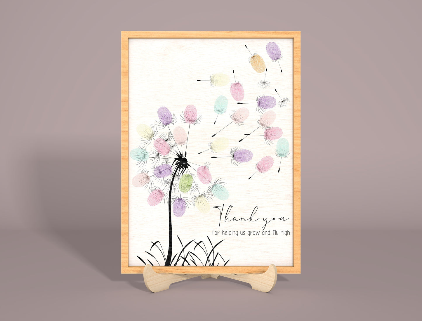 Teacher Handprint Keepsake Sign Laser Cut File SVG for LightBurn and Glowforge