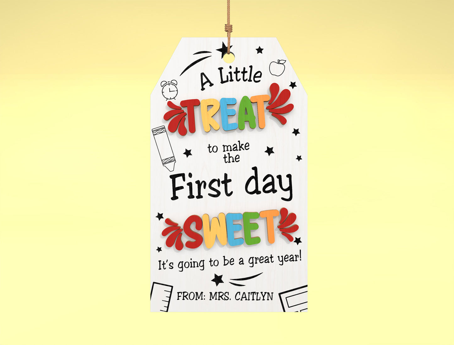Back To School Tag Bundle SVG Laser Cut File for Glowforge and xTool