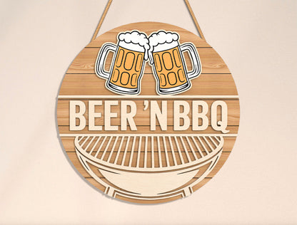 Summer Bar Sign Bundle SVG Laser Cut File for Glowforge and xTool