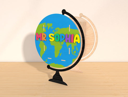 Personalized Teacher Pen Holder SVG Bundle Laser Cut File for Glowforge and xTool