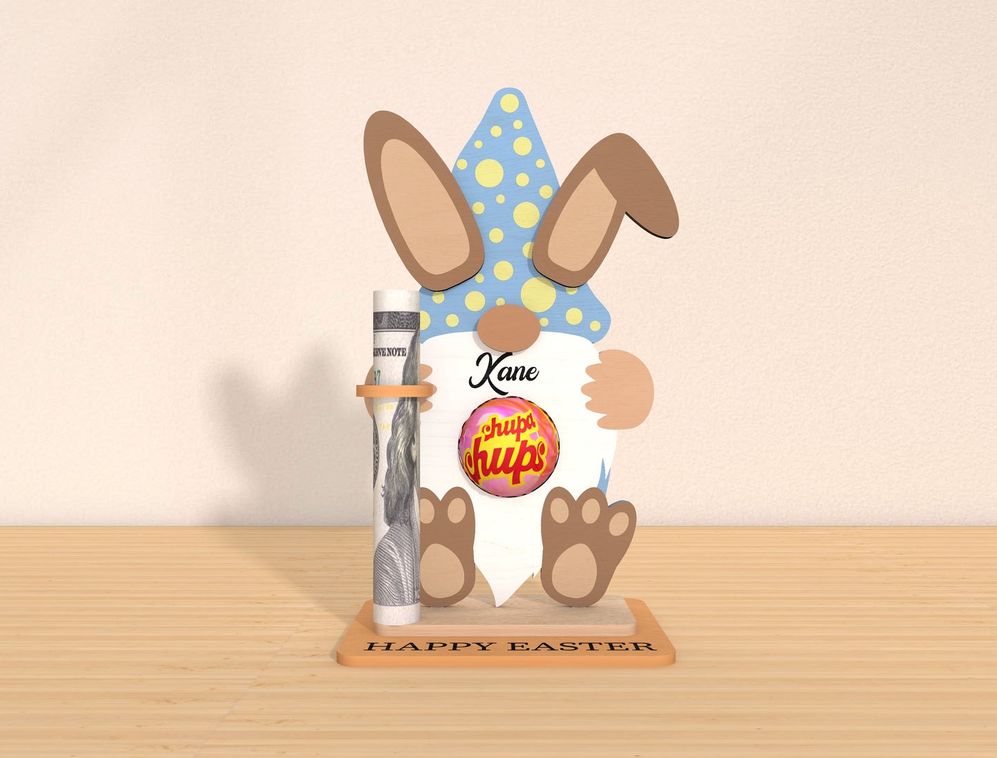Personalized Bunny Money Holder SVG Bundle 5 Designs for Glowforge and xTool