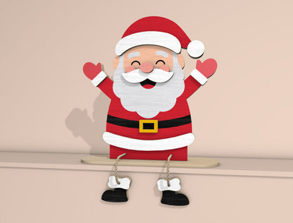 Christmas Character Shelf Sitter Laser Cut File | Ready to Cut | Glowforge, xTool, LightBurn, etc. My Store
