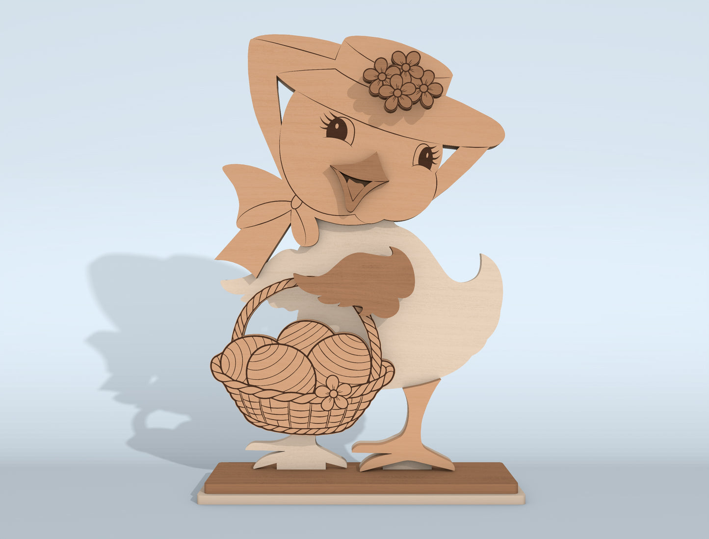 Cute Easter Animal SVG Bundle 9 Designs Tabletop for Glowforge and xTool