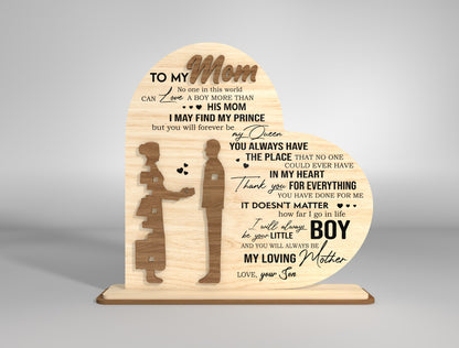 Parent Appreciation Heart Sign SVG for Glowforge and LightBurn