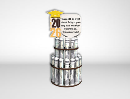 Graduation Money Cake SVG Laser Cut File for Glowforge and xTool