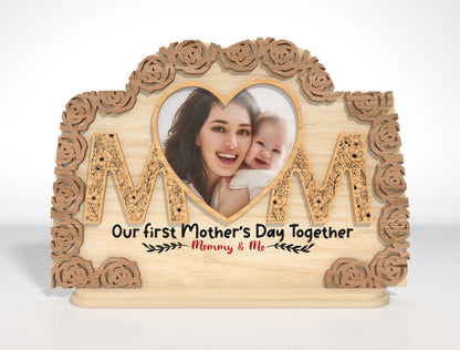 First Mother's Day Photo Frame SVG Bundle for xTool and Glowforge