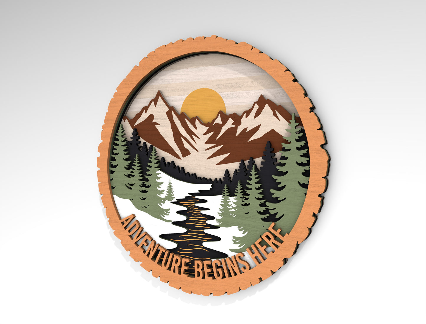 Camping Multilayer SVG Bundle for Glowforge and xTool
