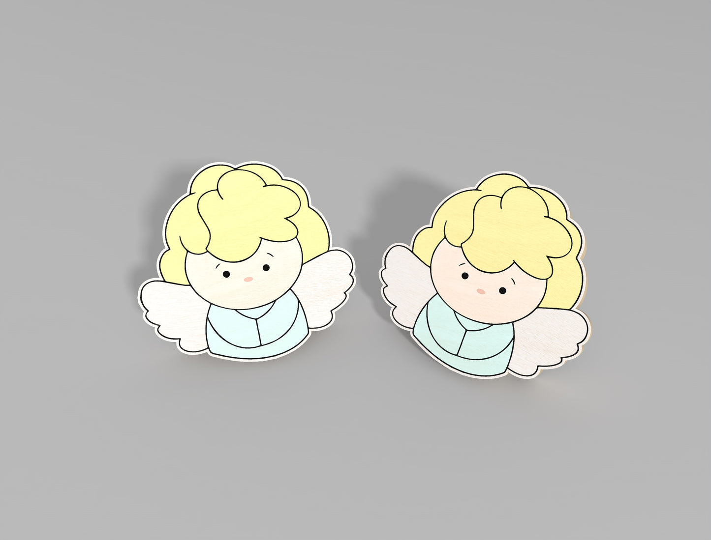 Easter Stud Earrings SVG Bundle Bunny Chick Flower Faith for Glowforge
