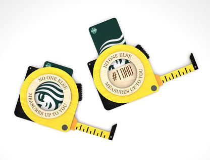 Dad Tape Measure Gift Card Holder SVG Laser Cut File for xTool and LightBurn