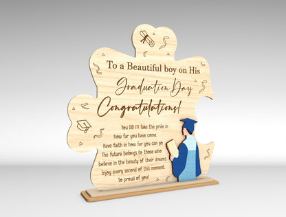 Graduation Quote Sign SVG Laser Cut File for Glowforge and LightBurn