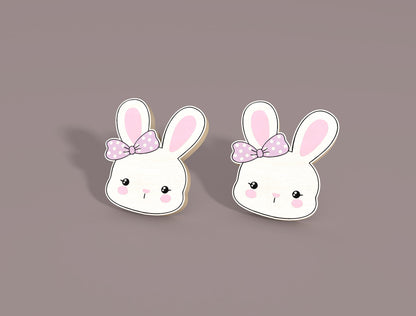Easter Stud Earrings SVG Bundle Cute Animal Bunny 20 Designs for Glowforge