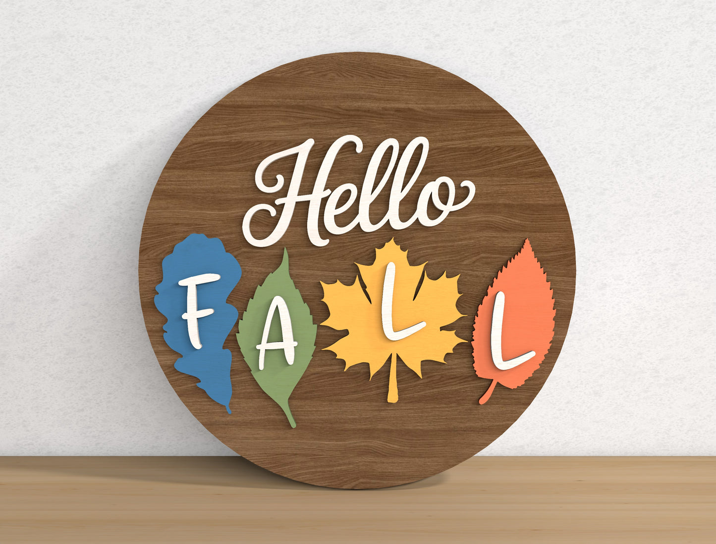 Fall Door Hanger SVG Bundle for Glowforge xTool LightBurn 9 Designs