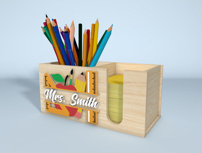 Personalized en Holder SVG Bundle for Glowforge and xTool