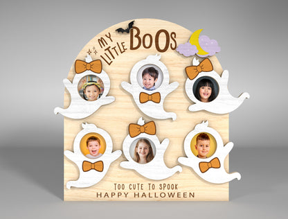 Halloween Ghost Photo Frame SVG Bundle 7 Designs for LightBurn Glowforge xTool