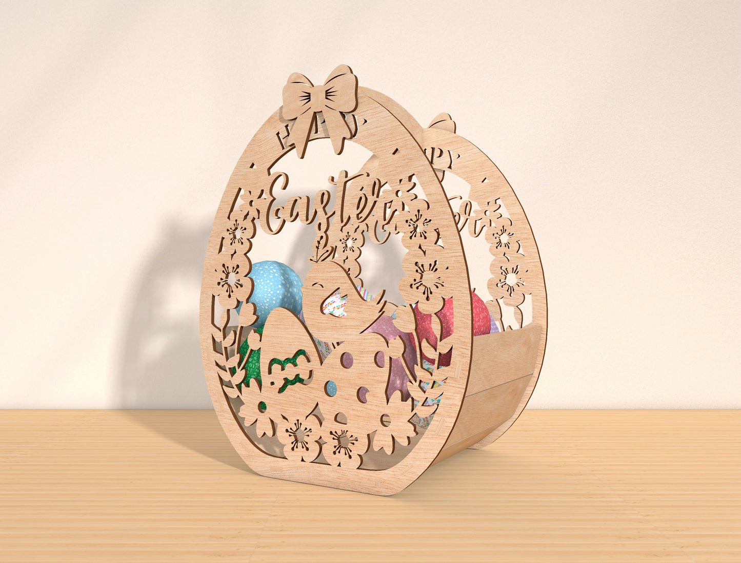 Easter Egg Basket Floral SVG Bundle 7 Designs for LightBurn and xTool