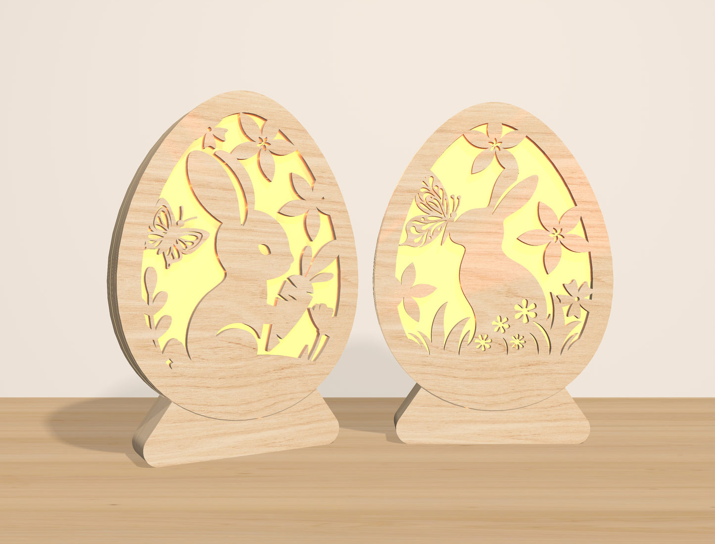 Easter Egg Lantern Light Box SVG Bundle 15 Designs for LightBurn and xTool