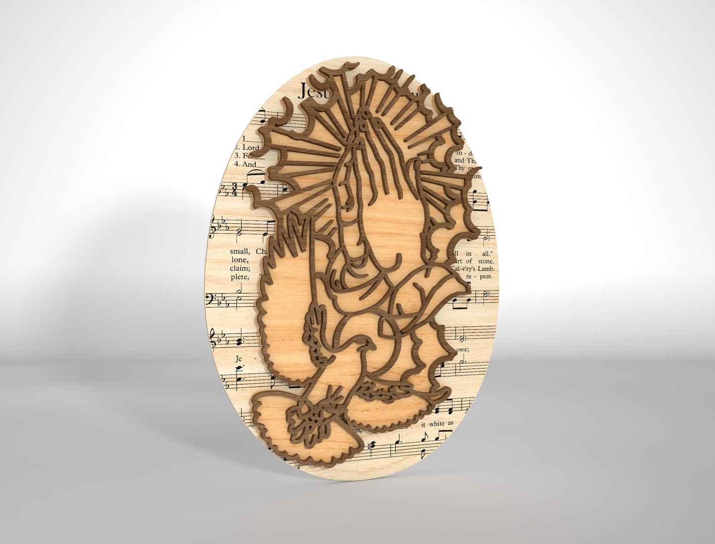 Christian Easter Cross Egg SVG Jesus Cross Decor for Glowforge and xTool