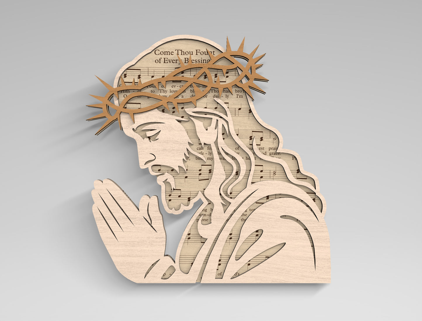 Jesus Crown of Thorns SVG 9 Christian Art Designs for Glowforge and xTool