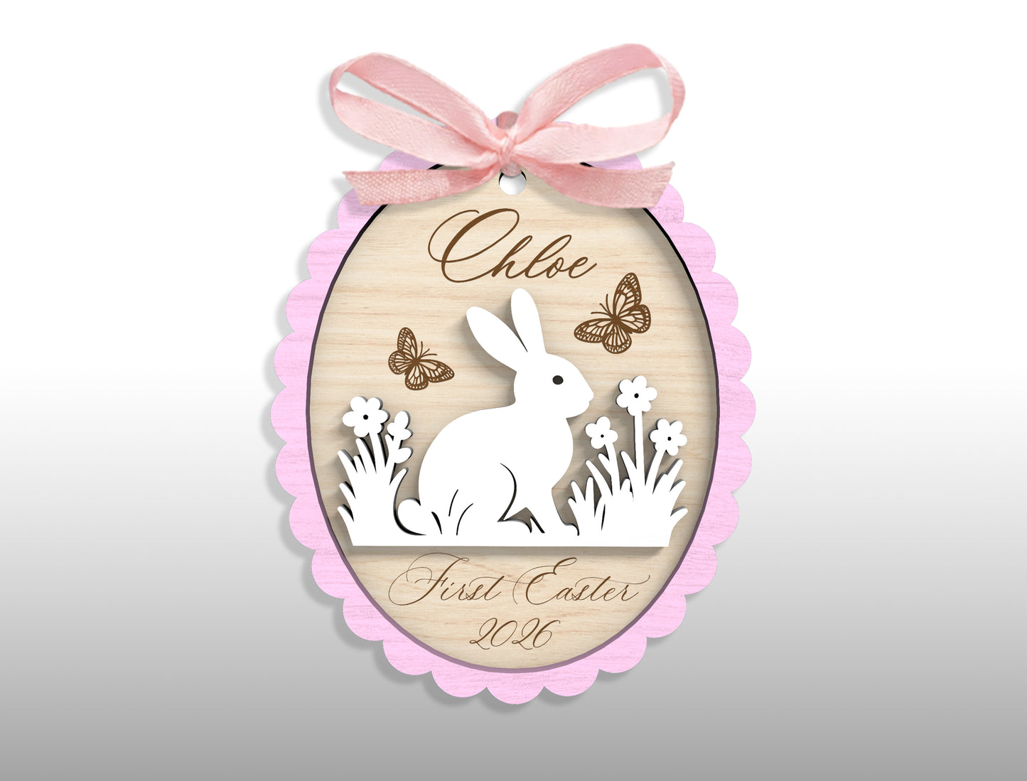 Easter Basket Tag Ornament SVG 23 Designs Laser Cut for Glowforge and xTool