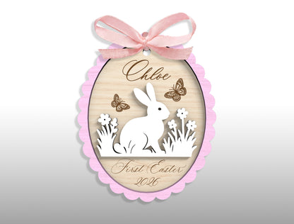 Easter Basket Tag Ornament SVG 23 Designs Laser Cut for Glowforge and xTool