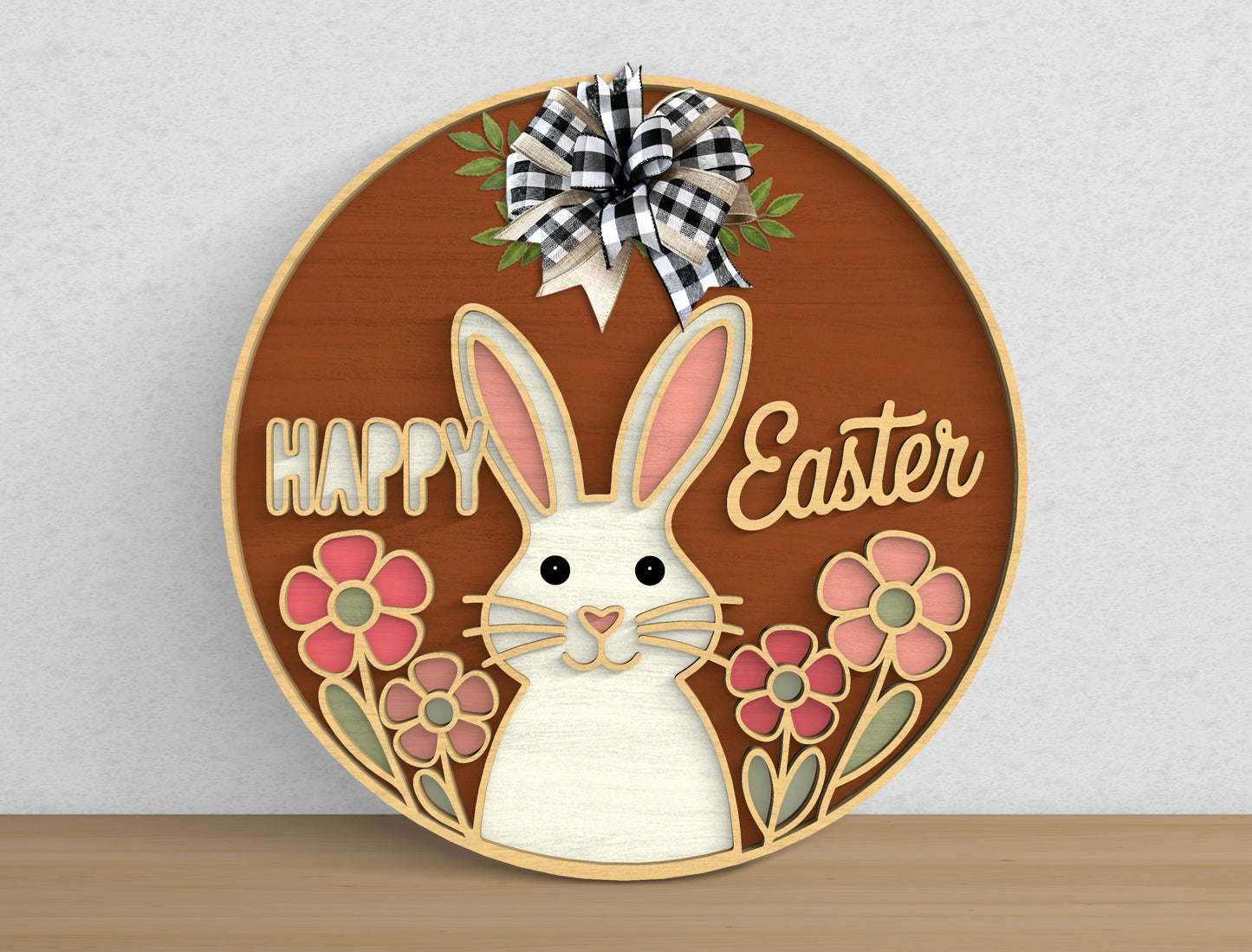 Easter Bunny Welcome Sign SVG 9 Designs Laser Cut for Glowforge and xTool