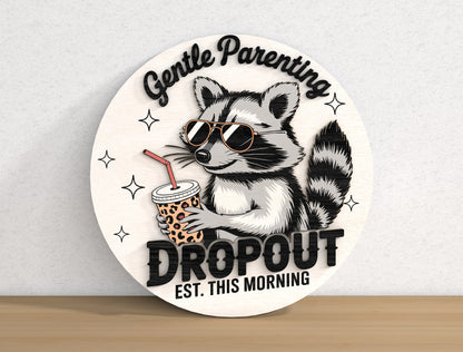 Funny Door Sign SVG Bundle 9 Layered Round Signs