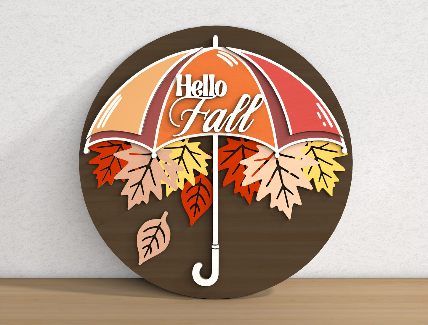 Fall Round Signs SVG Bundle for Glowforge xTool LightBurn | 10 Designs