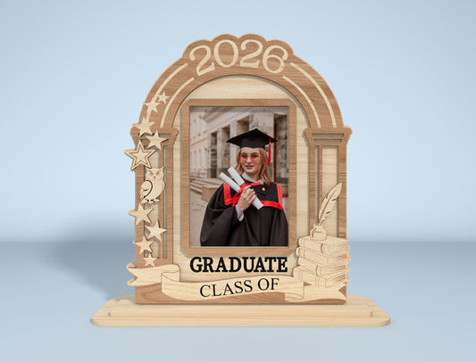 Graduation Photo Frame SVG Bundle Laser Cut File for LightBurn and xTool