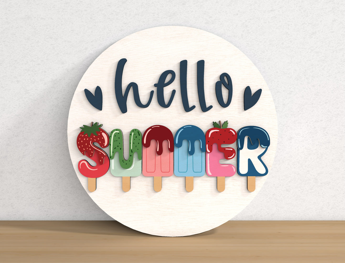Hey Silly Goose Summer SVG Bundle with 9 Door Hanger Designs