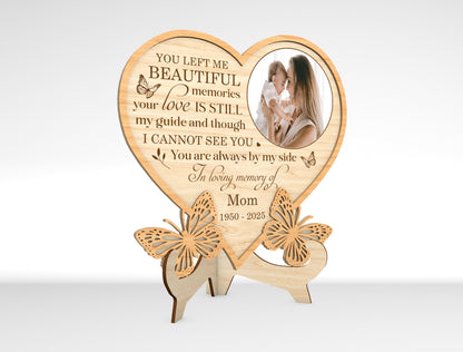 Mother Daughter Photo Frame SVG Heart Tabletop Sign Decor Laser Cut File for Glowforge, xTool, or LightBurn